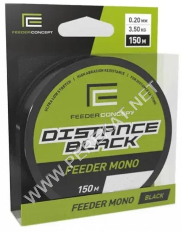 Жилка моно. Feeder Concept  DISTANCE BLACK  150/030 (74941)