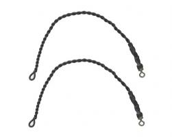 FLAGMAN Фiдерне вiдведення для повідця еластична скрутка Elastic Twisted Feeder Rigs SOFT 8сm 2шт (7