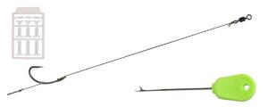 Комплект повідків Fishing ROI з голкою та стопорами hook 8245 №2 15lb 36-8245-15-2 (66695)