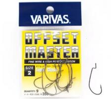 Гачок Varivas Offset Master Light Class #2 9шт. (814726)