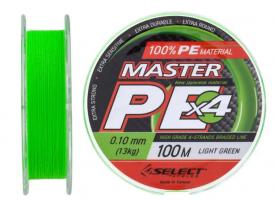 Шнур Select Master PE 100m (салат.) 0.10мм 13кг (807994)