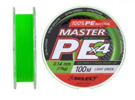 Шнур Select Master PE 100m (салат.) 0.14mm 17kg (592666)