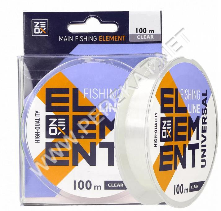Волосінь ZEOX Element Universal 100м Clear 0.505мм (748838)