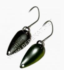 Блешня Yarie 706 T-spoon 0.9ｇ shibu S2 dark olive (249319)