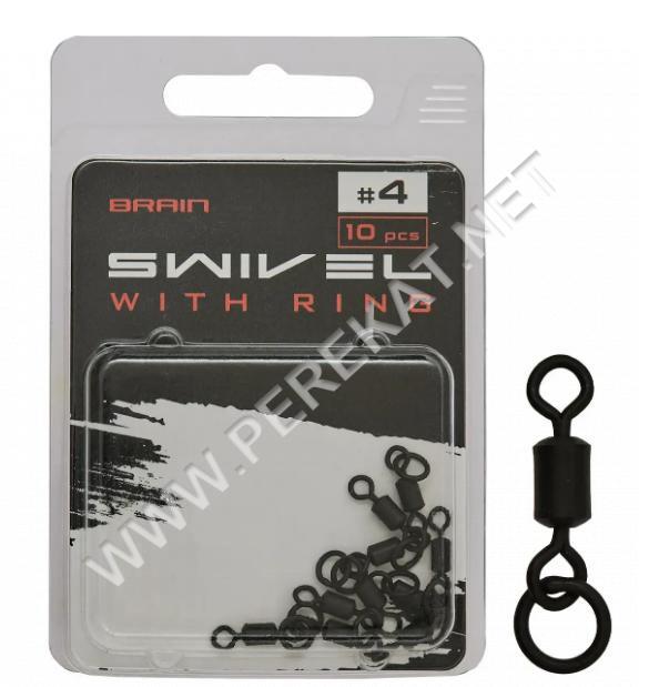Вертлюжок Brain Swivel With Ring #4 (10 шт/уп) SGCA-8013-4 (759092)