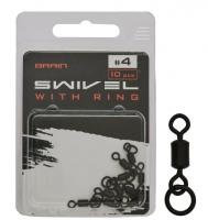 Вертлюжок Brain Swivel With Ring #4 (10 шт/уп) SGCA-8013-4 (759092)