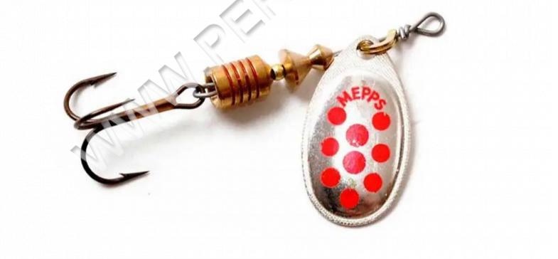 Блешня Mepps AGLIA DECOREE #1 3.5гр сереб./красн. Точки-bc (492028)