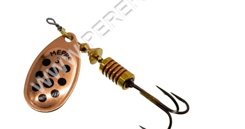 Блешня MEPPS AGLIA DECOREE #3 6.5гр золот./червон. крапки-bc (900528)