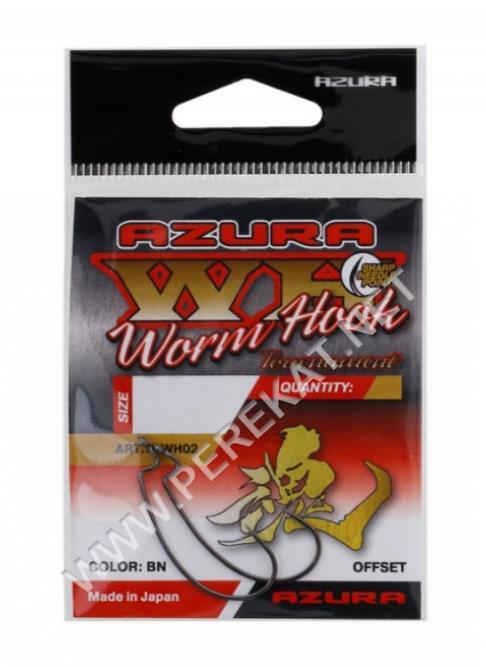 Гачок офсетний Azura Tournament Worm Hook #02 (214306)