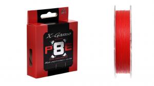 Шнур Azura X-Game PE X-8 150m #1.0 - 0,165mm 7,2kg - 16lb Fiery Red (463782)