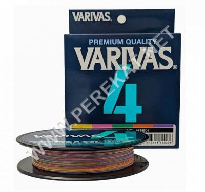 Шнур Varivas PE Line X4 Multicolor 150m 4.53kg 0.128mm #0.6