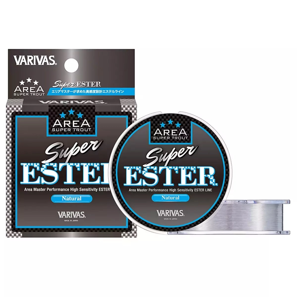 Волосінь Varivas Super Trout Area ES2 Natural 80 м 0.79 кг 0.090 мм