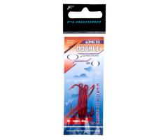 Flagman Double Hook Long SS red #1/0 (734512)