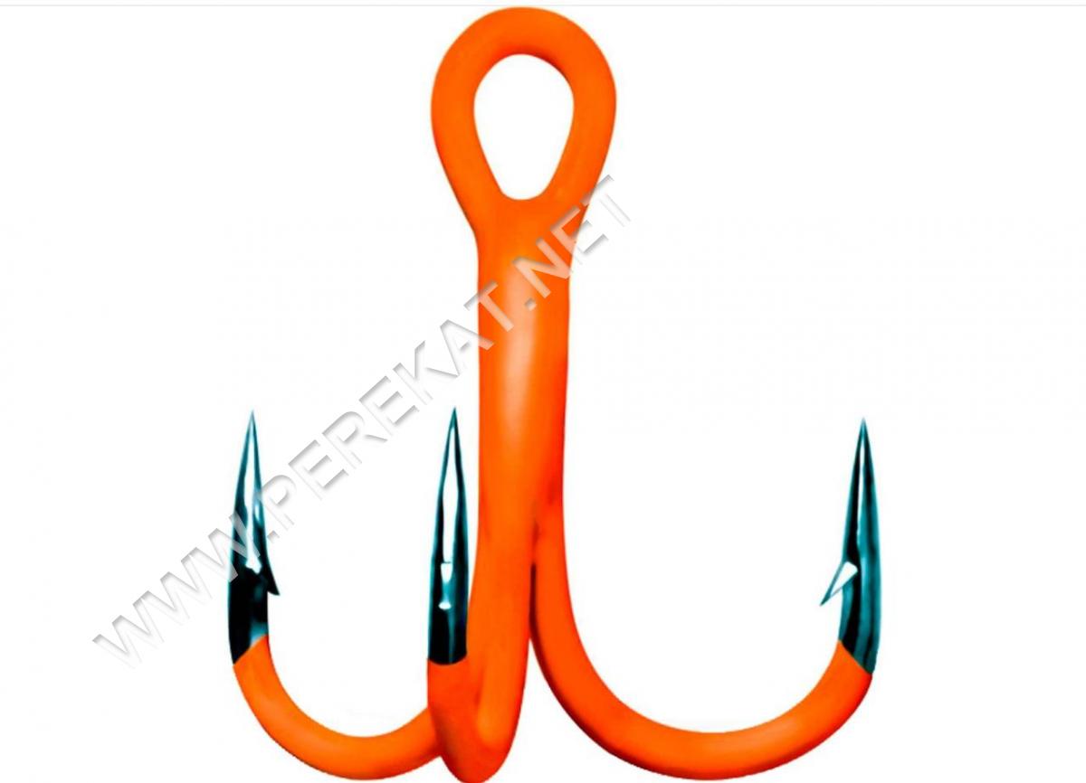 Трійник Gurza Round Treble ST-36 UV ORANG #12 (5шт) (424539)