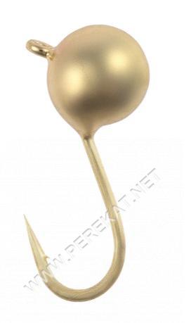 Мормишка вольфрамова Viking Fishing Round 3mm Gold (5шт) (433078)