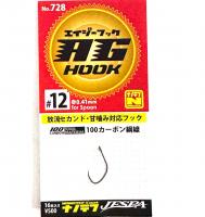Гачки Yarie 728 AG Hook #12 nanotef 16шт (567468)