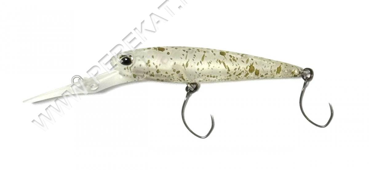 Воблер VALKEIN Schwan Shad nano 1.9г 50мм #Matt Green Splash Glow (695891)
