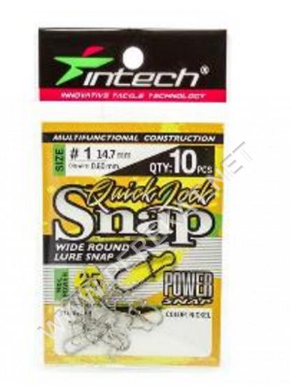 Застібка Intech Quick lock Snap (10 шт) (#1) (660887)
