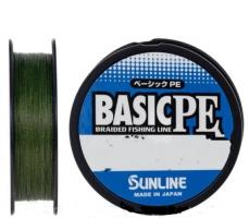 Шнур Sunline Basic PE HG 150m (темн.-зел) #0.6/0.132mm 10LB 4,5KG(Max) (363277)