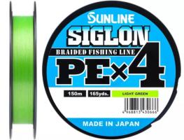 Шнур Sunline Siglon PE н4 150m (салат.) #0.3/0.094mm 5lb/2.1kg (755012)