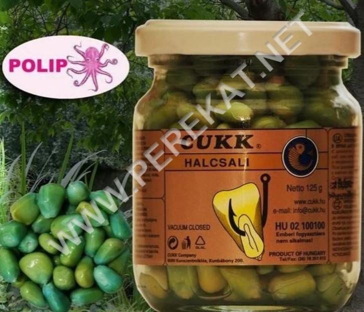 Кукурудза CUKK фарбована, скло банку (220мл) восьминіг (світло-блакитний) (476387)