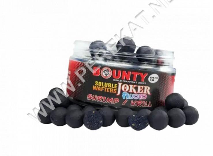 Розчинний флюро вафтерс BOUNTY FLUORO JOKER SHRIMP / KRILL 10 мм (171836)