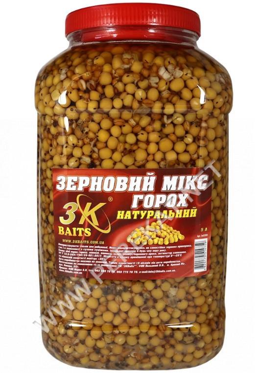 Горох натуральний 3K Baits 5л (782767)