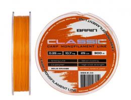 Жилка Brain Classic Carp line 300m 0.35mm solid orange (970305)