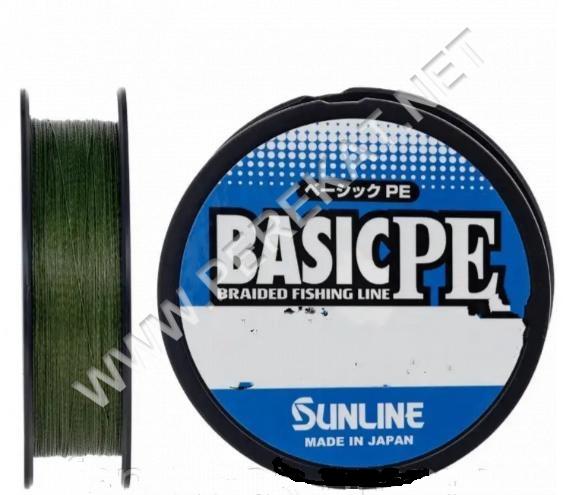 Шнур Sunline Basic PE 150m (Dark Green) #2.0/0.242mm 35lb/15.5kg (605991)