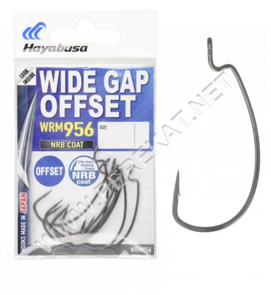 Гачок Hayabusa Offset Wide Gap WRM956NRB №1(8шт) (16212)