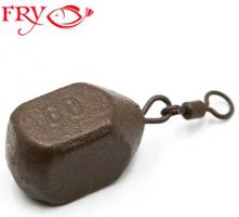 Грузило коропове Куб (груша), 120г (582205)