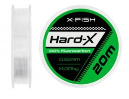 Флюорокарбон X-Fish Hard-X 20m (clear) 0.55mm 14.00kg (816447)