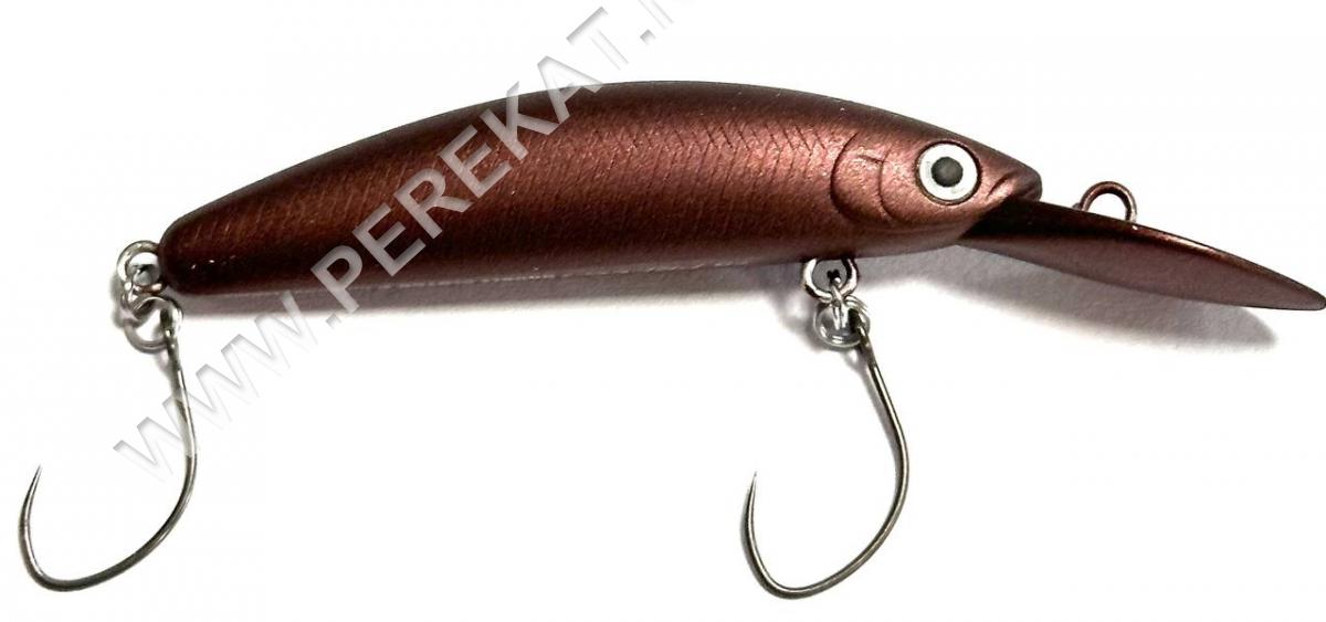 Воблер DAIWA Presso Double Clutch 48F 2.5g #All Brown (816519)