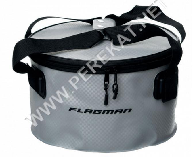 FLAGMAN Вiдро для пiдгодовування з кришкою GRAY EVA BUCKET  30*18cm (798578)