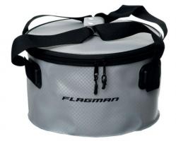 FLAGMAN Вiдро для пiдгодовування з кришкою GRAY EVA BUCKET  30*18cm (798578)