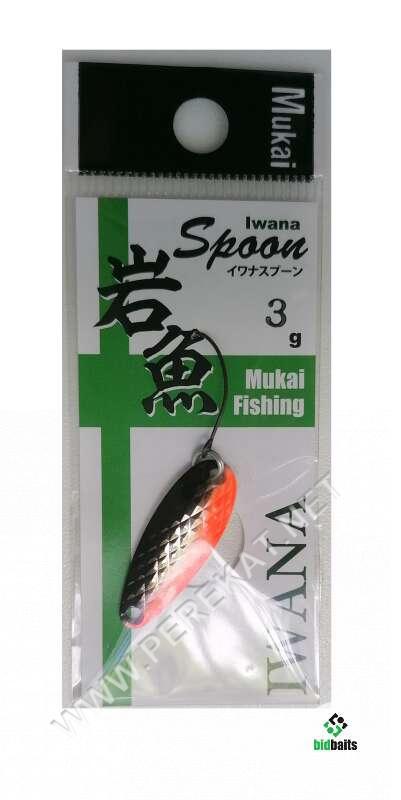 Блешня MUKAI Iwana 3.0g #08 Black S Orange (511121)