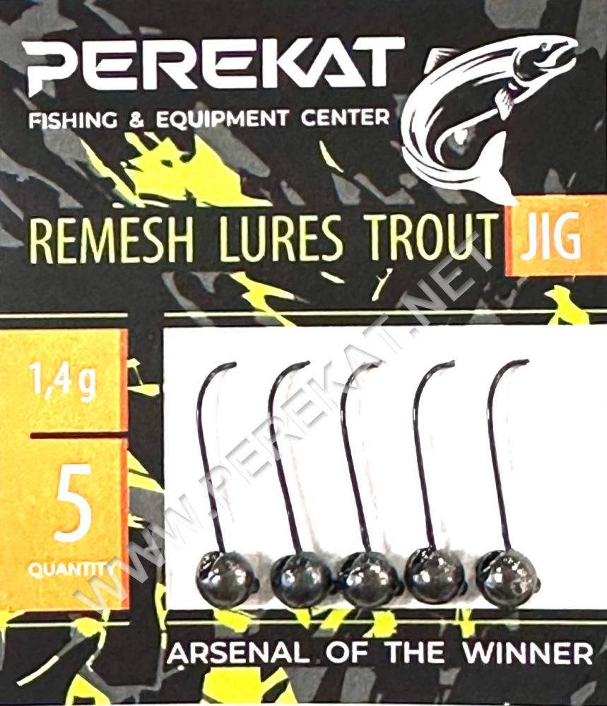 Джиг головки Perekat-Remesh lures TROUT JIG 1.4g 5pcs (800193)