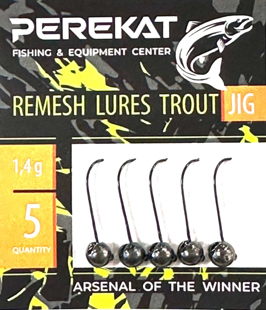 Джиг-головки Perekat lures Trout JIG 1.4 г (5 шт)