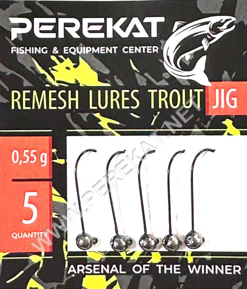 Джиг головки Perekat-Remesh lures TROUT JIG 0.55g 5pcs (598702)