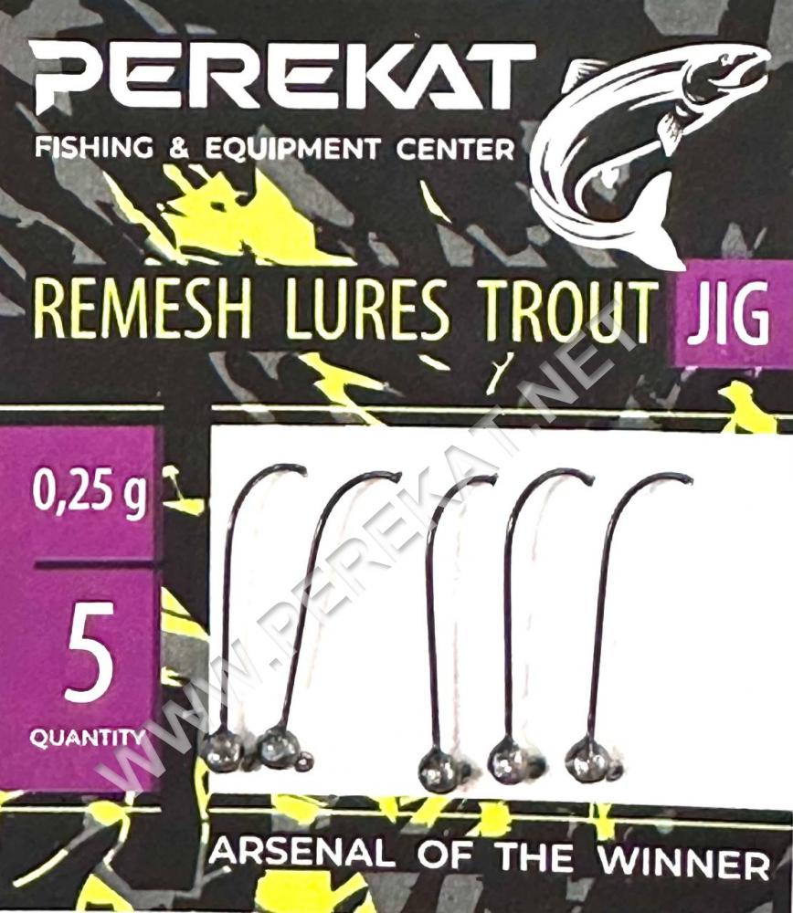 Джиг головки Perekat-Remesh lures TROUT JIG 0.25g 5pcs (977421)