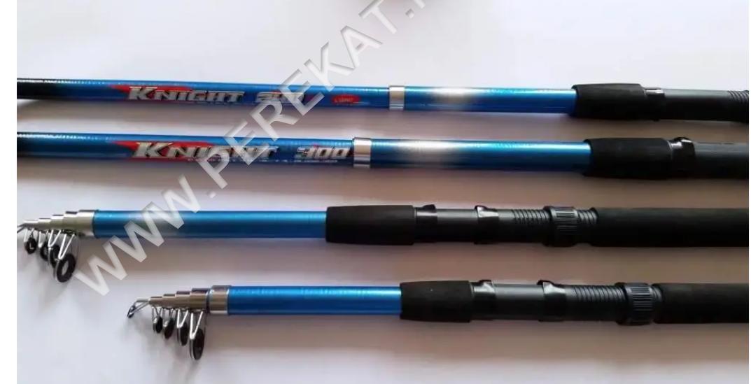 Спінінг KNIGHT 2,1 м, тест 30-60 g готовий котушка blue (345381)