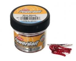 Приманка Berkley Gulp! Maxi Blood Worm (100 шт) (Мотыль большой) (619159)