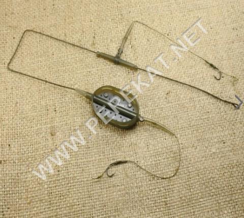 Оснащення коропове LIFE ORANGE #44 Boat Flat Method Leadcore, для бойлу, 50 гр., в уп. 1 шт. (100504