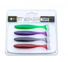 Набір силіконових приманок Wist Ripper 4'' Mix #1 (188758)