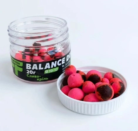 Бойли Fayno Fish BalanceDUOS Слива-Криль 10-12 мм