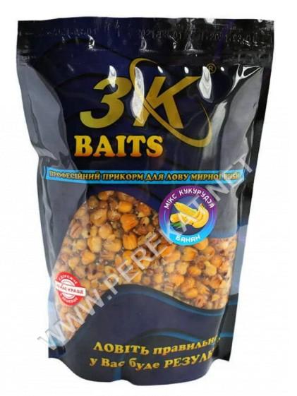 Зерновий МІКС КУКУРУДЗА 3K 1000 г (банан) (97662)