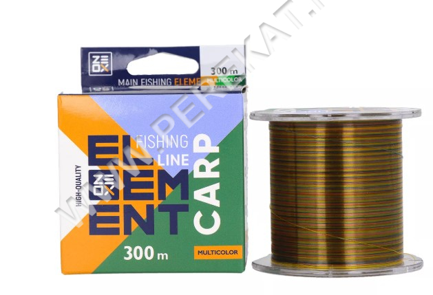 Волосінь ZEOX Element Carp 300м Multicolor 0.309мм (187403)