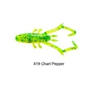 Силикон Reins DELTA SHRIMP 419 Chart pepper 12 шт (24270)