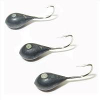 Мормышка Киселевка D2.0mm (0.12gr) черный (24523)