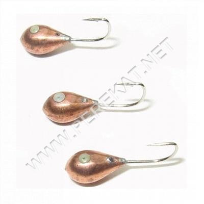 Мормышка Киселевка D2.8mm (0.31gr) медь (24549)